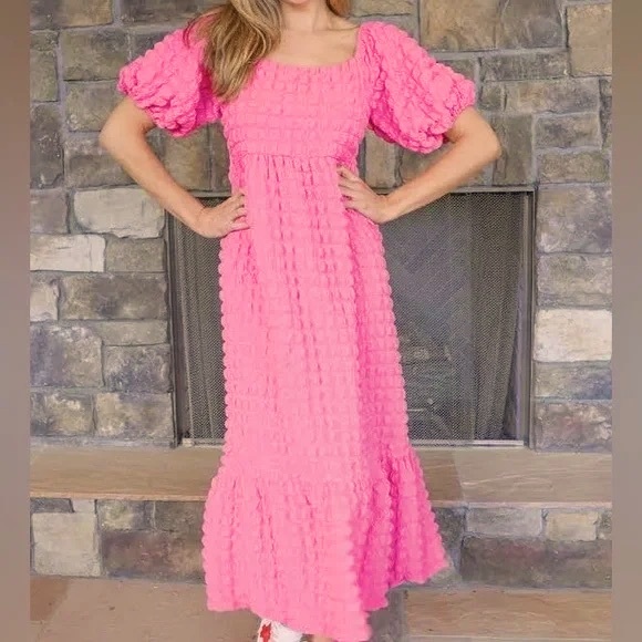 Women’s “Simply Southern” NWT Bubbly Breeze Maxi Dress - Picture 1 of 16